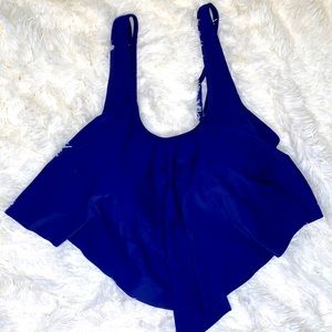 Heat Move Navy Blue Swimsuit Bikini Top Size XXL
